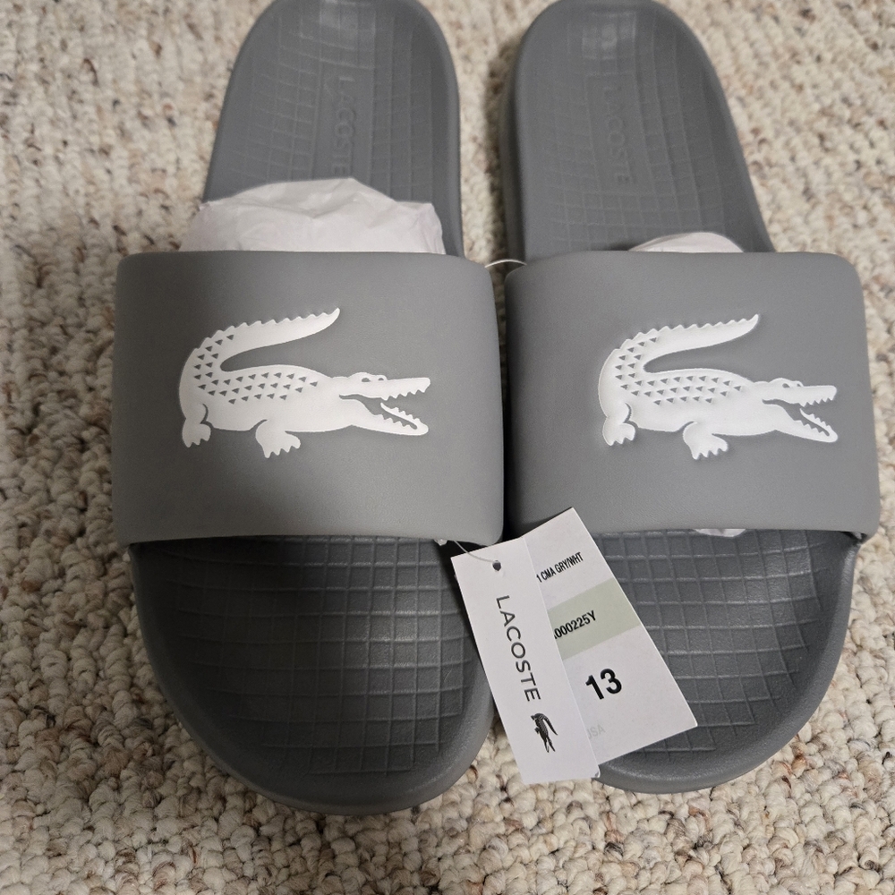 Mens Lacoste Slides